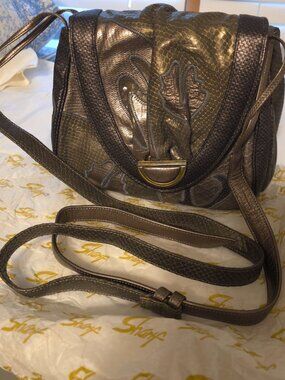 Vintage Sharif patchwork handbag